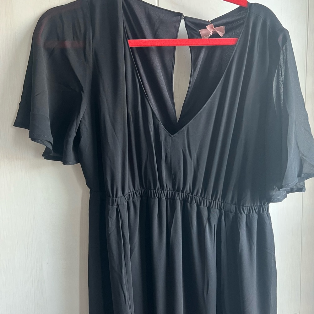 Show Me Your Mumu Black Emily Empire Maxi/Bridesmaid Dress
